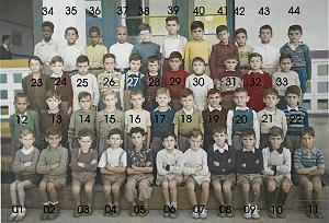 ECOLE MARAVAL GARCONS 1950 CE2 MME RICO